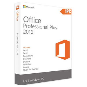 Office 2016 Professional Plus 32/64 Bit ( windows ) 1/PC