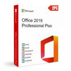 Office 2019 Professional Plus 32/64 Bit 2/PC No MAC